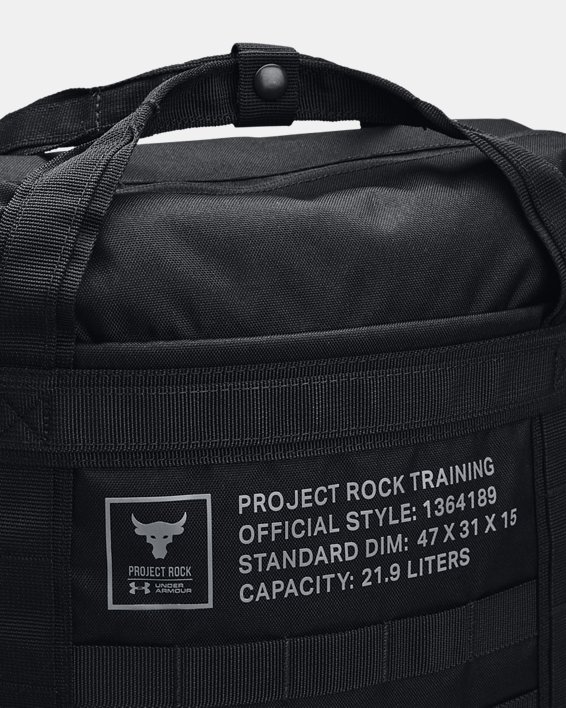 Project Rock Box Duffle Backpack, Black, pdpMainDesktop image number 2